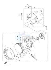 XVS950A (26P6) drawing HEADLIGHT