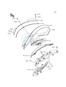 VULCAN_1700_VOYAGER_ABS VN1700BFF GB XX (EU ME A(FRICA) drawing Windshield