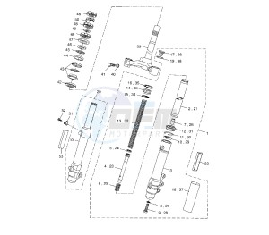 NS AEROX NAKED 50 drawing FRONT FORK