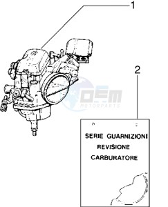 ET2 iniezione 50 drawing Carburettor