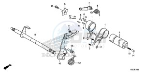 AFS110CSFF CB1000R 2ED - (2ED) drawing GEARSHIFT DRUM