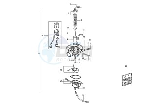 YN R NEO'S 50 drawing CARBURETOR