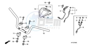 TRX450ER9 Australia - (U / SEL) drawing HANDLE PIPE