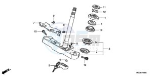 VT750CA9 Australia - (U / MME SPC) drawing STEERING STEM