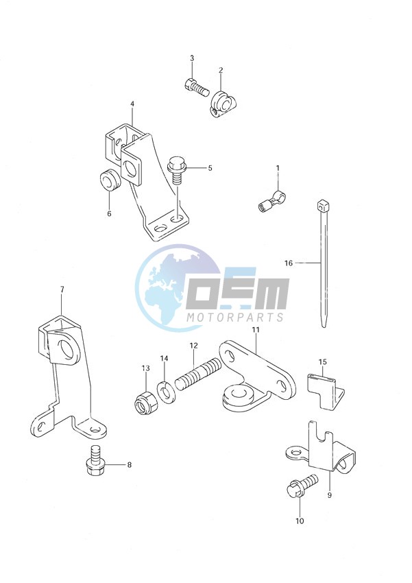 Remocon Cable Holder w/Remote Control