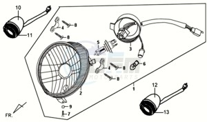 ALLO GT 45KMH 50 drawing HEADLAMP CPL