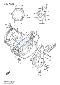 RMX450 drawing CRANKCASE COVER