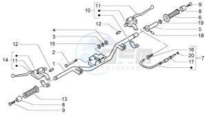 Granturismo 125 L drawing Handlebars