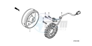 TRX420FPM9 U / 4WD drawing GENERATOR