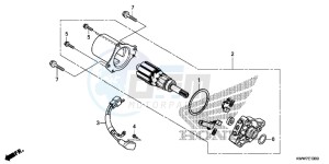 AFS1102SHC drawing STARTER MOTOR