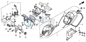 VT750C drawing TAILLIGHT (2)