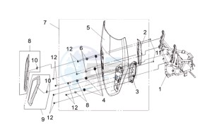 CRUISYM 125I ABS (L8 L9) EU EURO4 drawing WIND SCREEN
