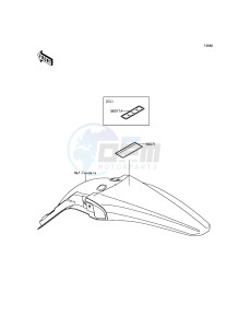 KX250F KX250ZGF EU drawing Labels