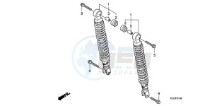 PES1509 Europe Direct - (ED) drawing REAR CUSHION