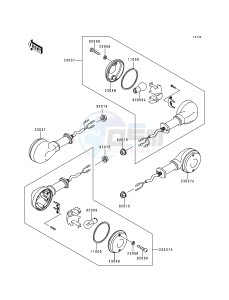 ZR 550 B [ZEPHYR] (B1-B4) [ZEPHYR] drawing TURN SIGNAL