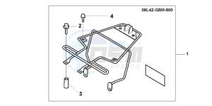 SFX50S drawing TOP CASE CARRIER