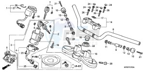 CB1000RB drawing HANDLE PIPE/ TOP BRIDGE