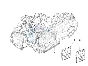 LT 125 4T 3V ie E3 (APAC) (In, Tw, TwI, Vt) drawing Engine, assembly