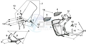 JOYRIDE 125 EVO L6 drawing INNER LEG SHIELD / UNDERTAIL