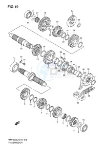 RMX450 drawing TRANSMISSION