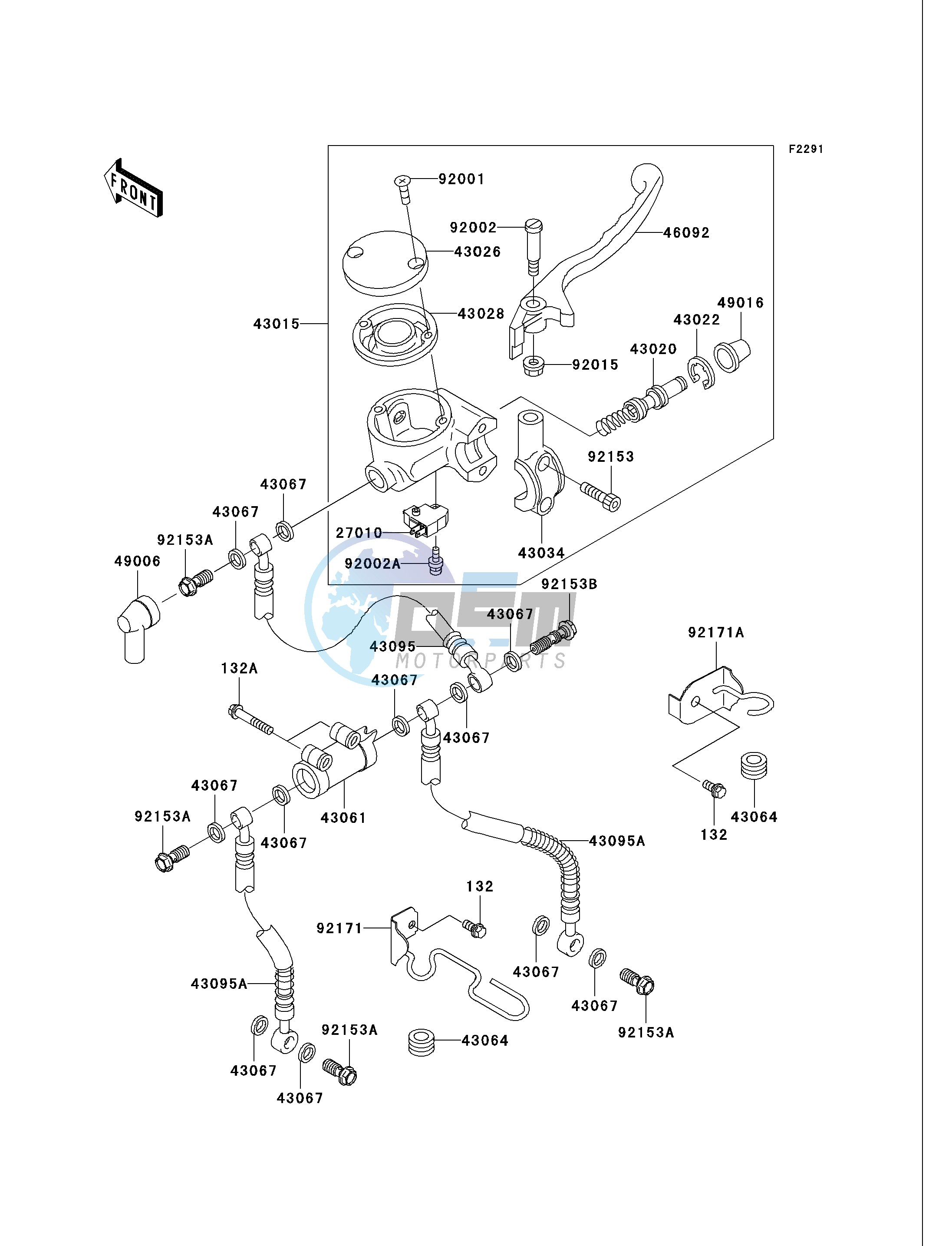 FRONT MASTER CYLINDER