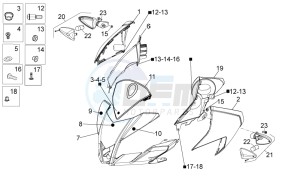 Tuono 1000 v4 R Std APRC drawing Front body I