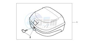 SGX50S drawing TOP BOX 26L