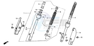 XR50R drawing FRONT CUSHION