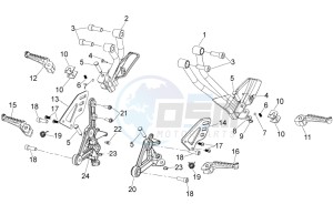 Shiver 750 (AA, JP, K, MAL, T, TW) drawing Foot rests