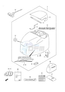 DF 40A drawing Engine Cover