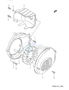 AD50 (E41) drawing COOLING FAN (MODEL M)