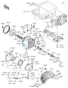 JET SKI ULTRA 310X JT1500LGF EU drawing Jet Pump