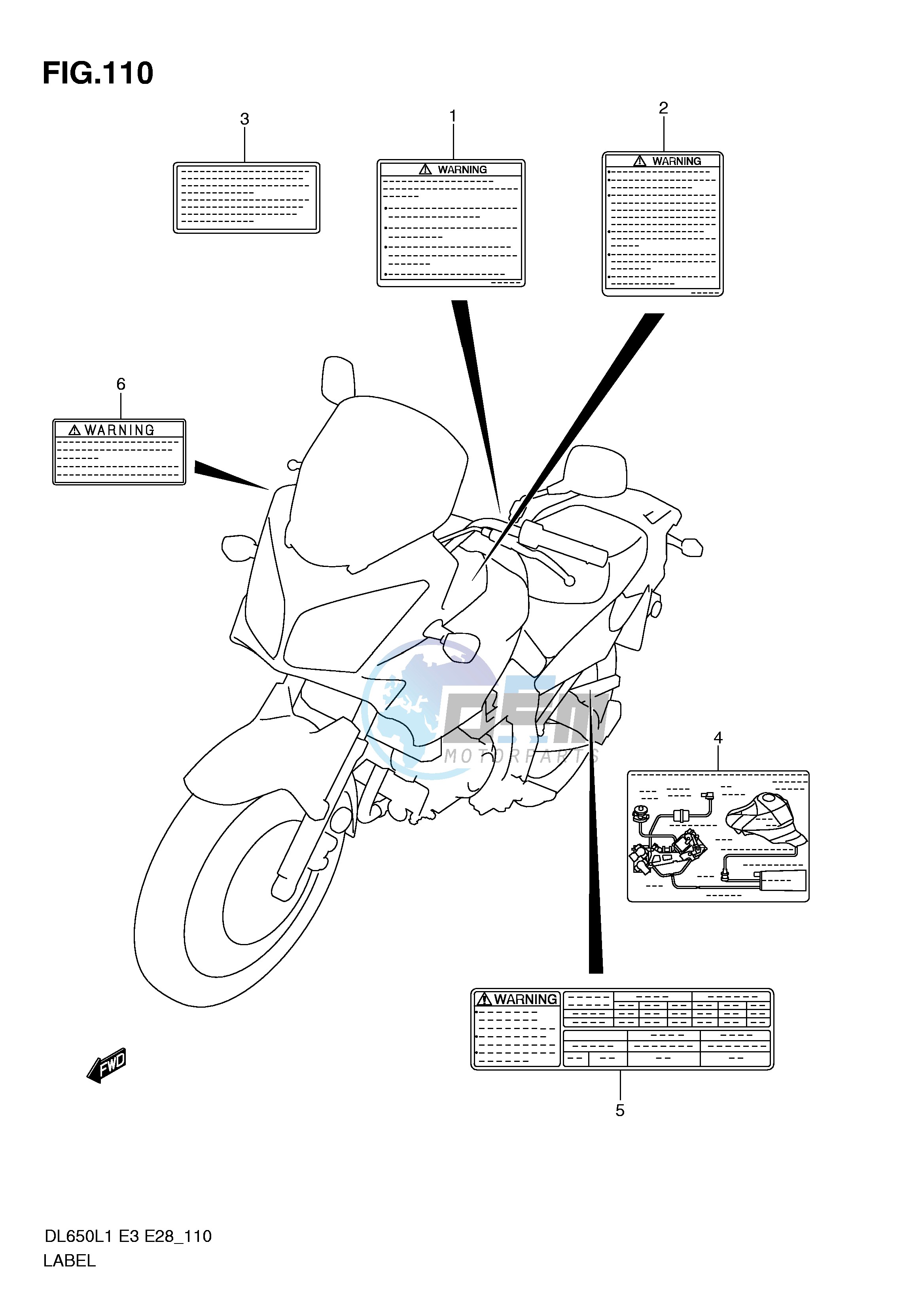 LABEL (DL650L1 E33)