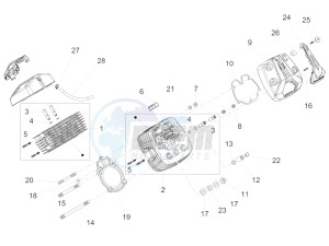 V7 II Special ABS 750 USA-CND drawing Cylinder head