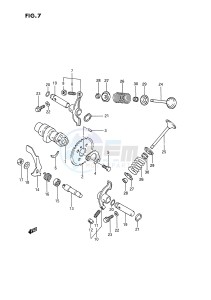 LT-F250 (E3) drawing CAM SHAFT - VALVE