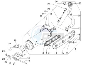 MP3 500 Sport (USA) USA drawing Silencer