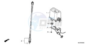 CRF250XC drawing METER