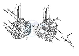 DXR QUAD - 250 cc drawing CRANKCASE