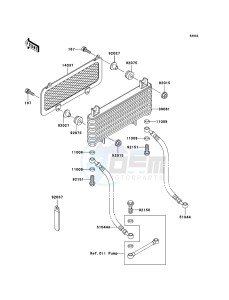 KLF300 4x4 KLF300-C17 EU GB drawing Radiator