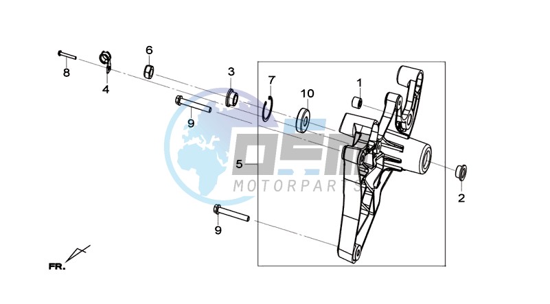 REAR FORK - REAR SUSPENSION