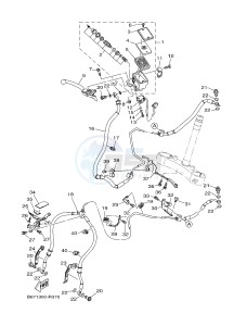 MTN1000 MT-10 (B67D) drawing FRONT MASTER CYLINDER