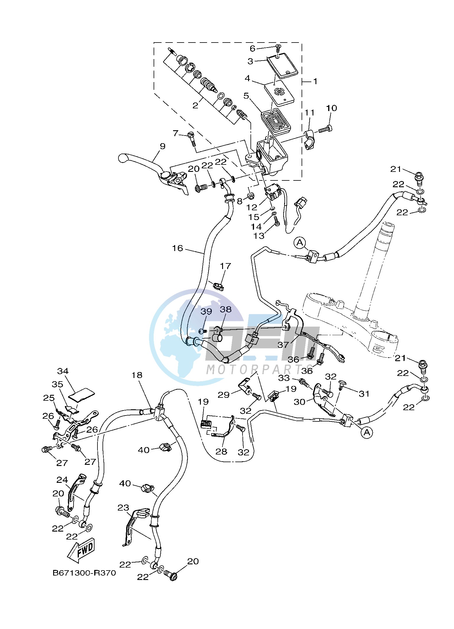 FRONT MASTER CYLINDER