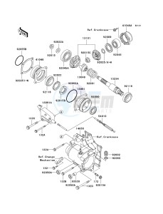 KLF 300 [BAYOU 300] (B15-B17) [BAYOU 300] drawing FRONT BEVEL GEAR