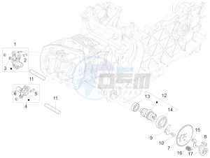 PRIMAVERA 150 4T 3V IGET ABS E4 (NAFTA) drawing Rocking levers support unit