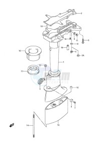 DF 6 drawing Drive Shaft Housing