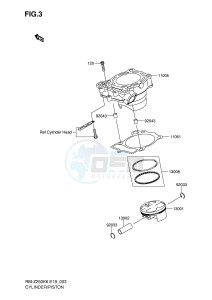 RM-Z250 (E19) drawing CYLINDER PISTON