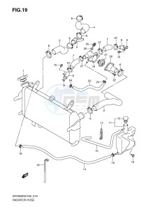 SFV650 (E2) Gladius drawing RADIATOR HOSE