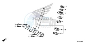 CTX1300AE CTX1300A UK - (E) drawing STEERING STEM