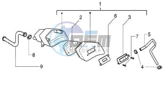 Secondary air box (Euro 2)