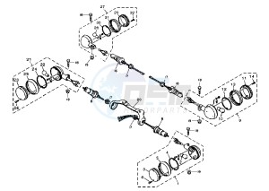 XV VIRAGO 750 drawing FLASHER LIGHT